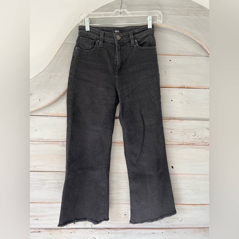 BDG urban outfitters wide leg black jeans